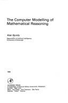 Computer Model Math Reasoning Hardcover Alan Bundy