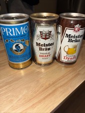 Primo Hawaiian & Meister Brau Pull Tab Cans V...