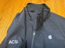 APPLE Embroidered Logo SOFT SHELL JACKET Extra Small XS ACSi Employee Black iPad
