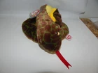 TY Beanie Buddies Slither the Snake 1999 New Tag Protector Plush Stuffed Reptile