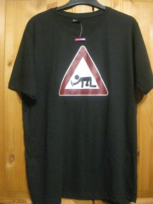 INFINITY Herren T-Shirt G.2XL Top neu schwarz Aufschrift