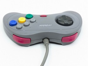 Sega Victor V-Saturn RG-JX2 Gray Console Complete Set NTSC-J Japan Tested