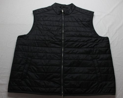 Men's Big & Tall Comfort Wear Vest - Goodfellow & Co™ Navy Blue 4XLT: Lightweight Puffer, Full Lining
