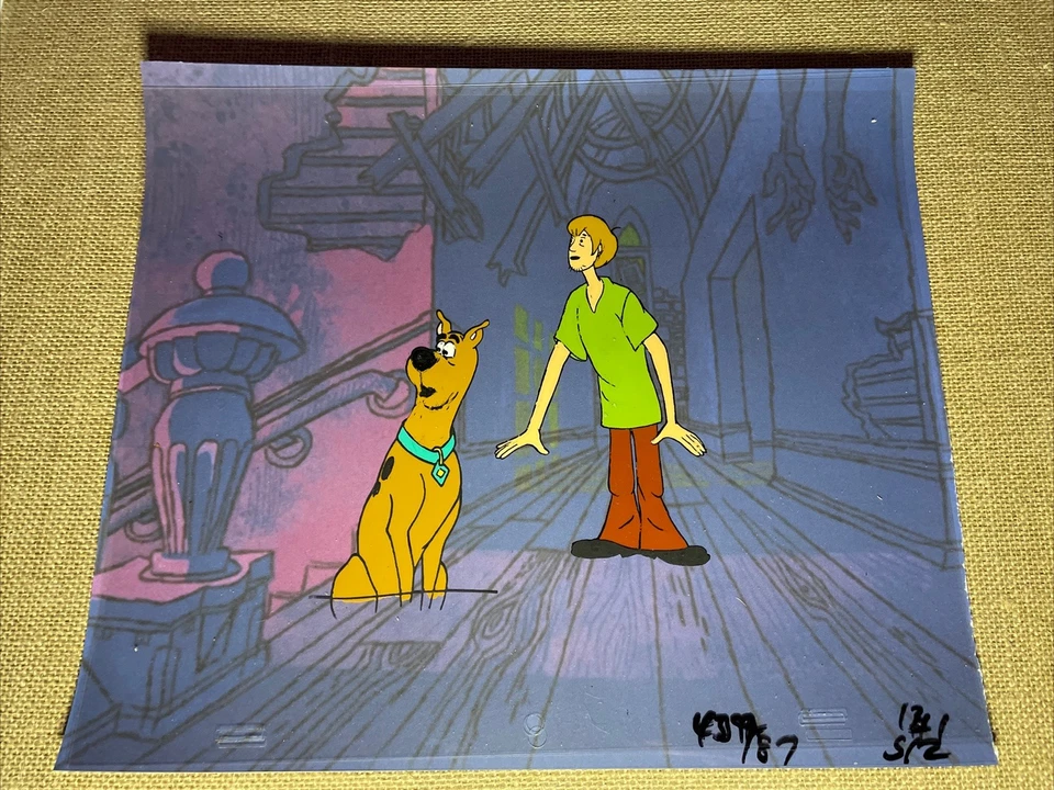 SCOOBY-DOO animation cel 1972 Vintage Cartoons Production Art HANNA-BARBERA  I2 - Image 2 of 4