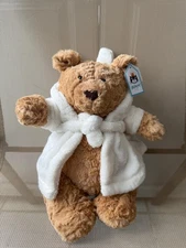 Jellycat Bathrobe Bartholomew Bear NWT-Birthday Gift Cute Toys