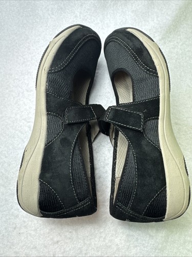 Dansko Hennie Mary Jane Athletic Shoes Womens 38 8 Black Suede Comfort Flats - Picture 4 of 9