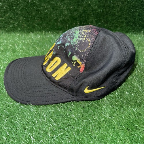 Nike Oregon Ducks 2017 Championship Track Team Issued FeatherLight Hat Used - Picture 4 of 8