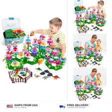 Toys Gifts for Toddlers Boys Girls Age 2 3 4 5 6, 167 PCS Dinosaur Flower Gar...