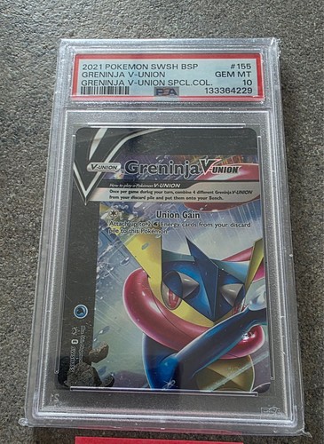 Greninja V-UNION graded PSA 10 for sale on eBay