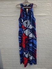 New Lane Bryant Lace-up Lined Stretch-Waist Halter Maxi Dress Women’s US Size 18