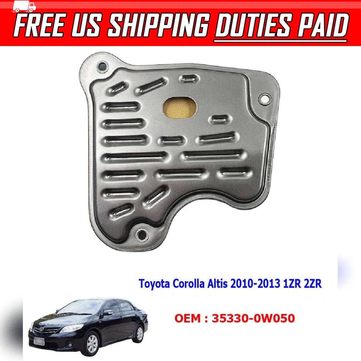 Fit Toyota Auto Transmission Filter For Corolla Altis 1ZR 2ZR CVT
