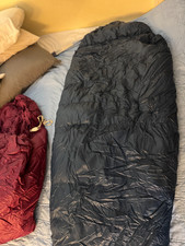 NICE Early TNF 0 Degree Goose Down Sleeping Bag USA Made North Face OPTI Zips 