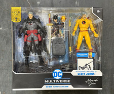 McFarlane Toys DC Multiverse Batman vs Professor Zoom Set with Auto art card New