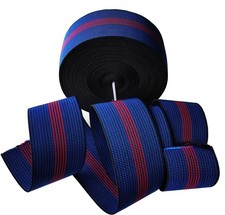 Dark Blue Heavy Duty Elastic Upholstery Webbing Sofa Couch Belt 2.76"x40 Ft