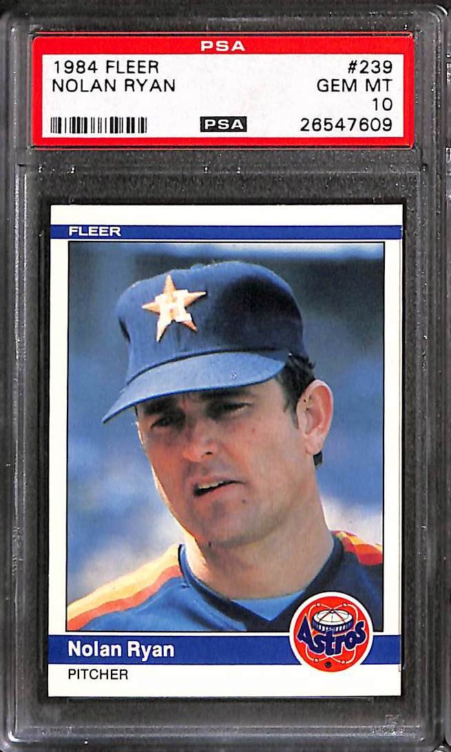 1984 Fleer #239 Nolan Ryan PSA 10 GEM-MT 26547609 