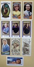 10 Card Lot Goodwin Champions Allen Ginter George Bush Charlton Heston NM-MT
