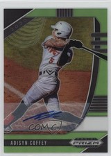 2020 Panini Prizm Draft Picks Lime Green 8/23 Adisyn Coffey #PDP83 Auto 14lc