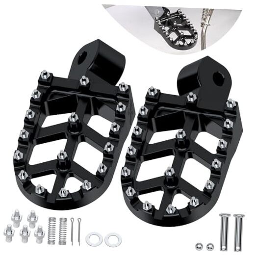 CNC Dirt Bike Wider Foot Pegs Assembly Kit Razor MX650 Pegs Replacement for 