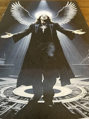 OZZY OSBOURNE VERY RARE FINE ART PRINT “ANGEL OF DARKNESS” #/100
