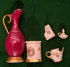 Limoges - Frankreich - Mini Porzellan - Klavier - Kerze ++ handbemalt Sammlerst&uuml;cke
