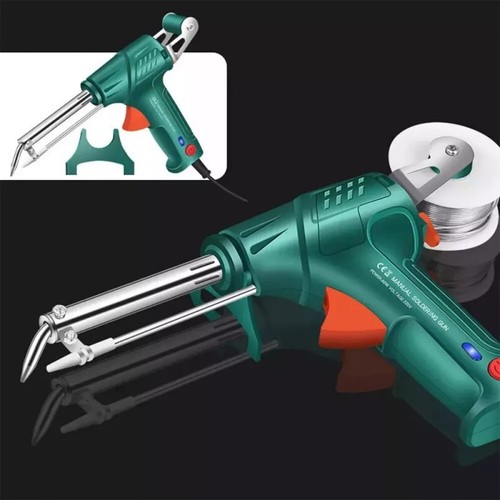 Saldatore Elettrico Manuale Ferro Saldatore Automatico Kit Utensile 110V - Foto 9 di 17