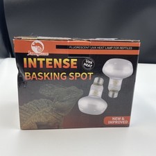 2-Pack 100W Reptile Heat Lamp 100W Amphibians Basking Light Bulb UVA Heat Lamp