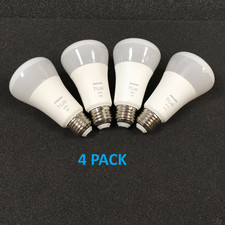 4 PACK - Philips Hue 10.5W LED White Smart Lightbulb A19 E26 9290024691/A