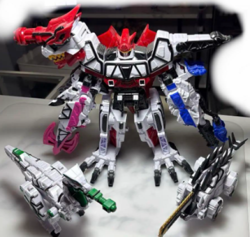 Koreanische Version Kyoryuger Brave Robo 5er Set Dino Force - selten - Bild 8 von 8