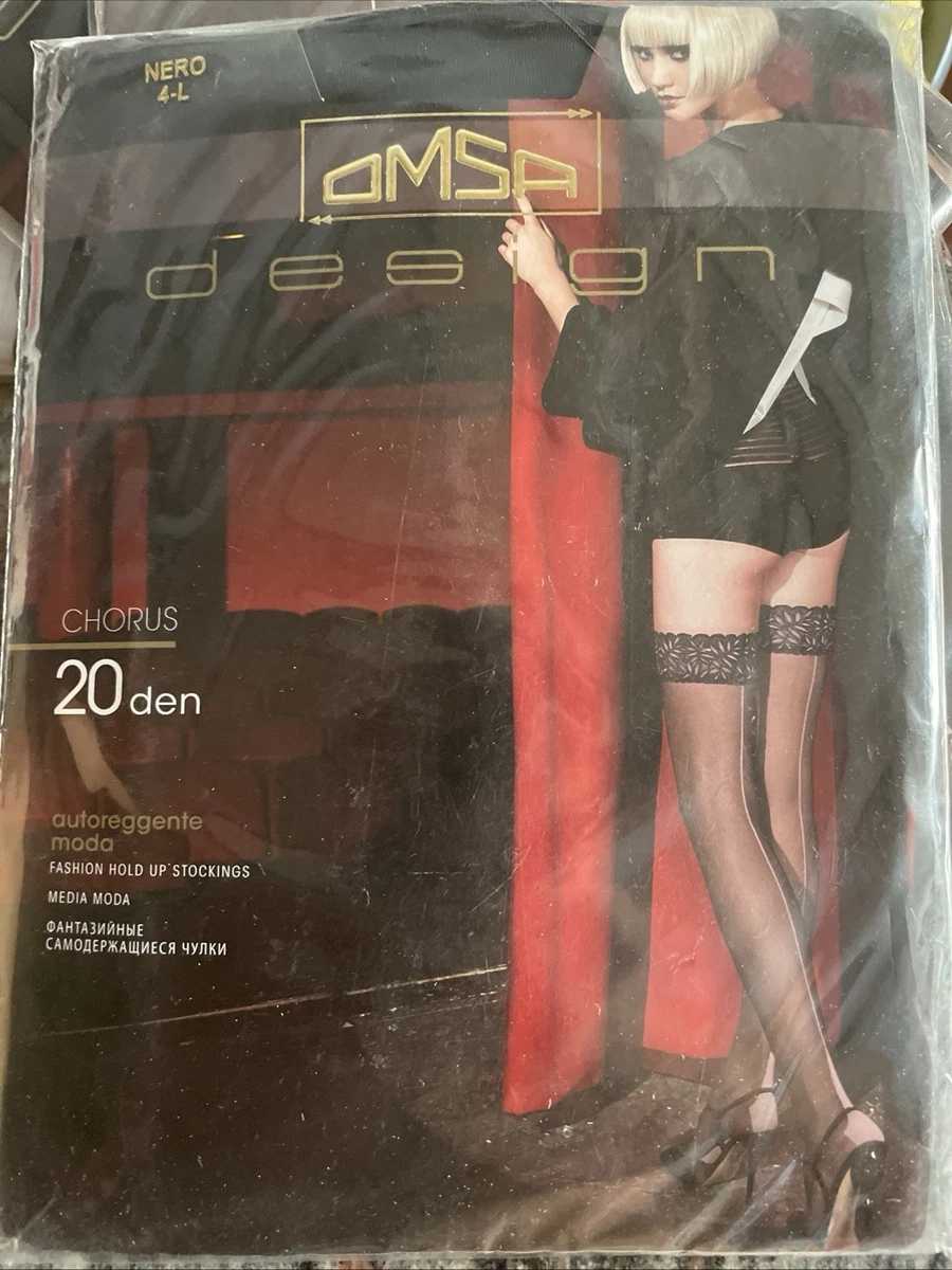 Intimo De Bernardi - Calza autoreggente Girardi con riga dietro in contrasto, nudo riga rossa, nudo riga nera e nero riga rossa