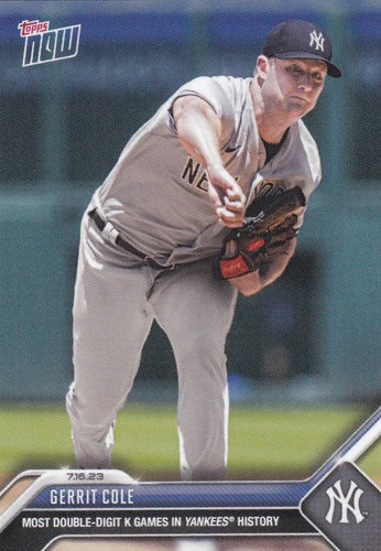 2023 Topps Now 577 Gerrit Cole