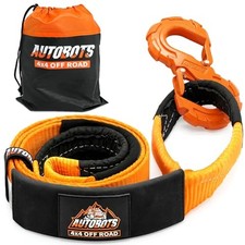 Tree Saver Strap 3" x 8' with S-Shaped Tow Hook  Heavy Duty Tow Strap 35300LBS