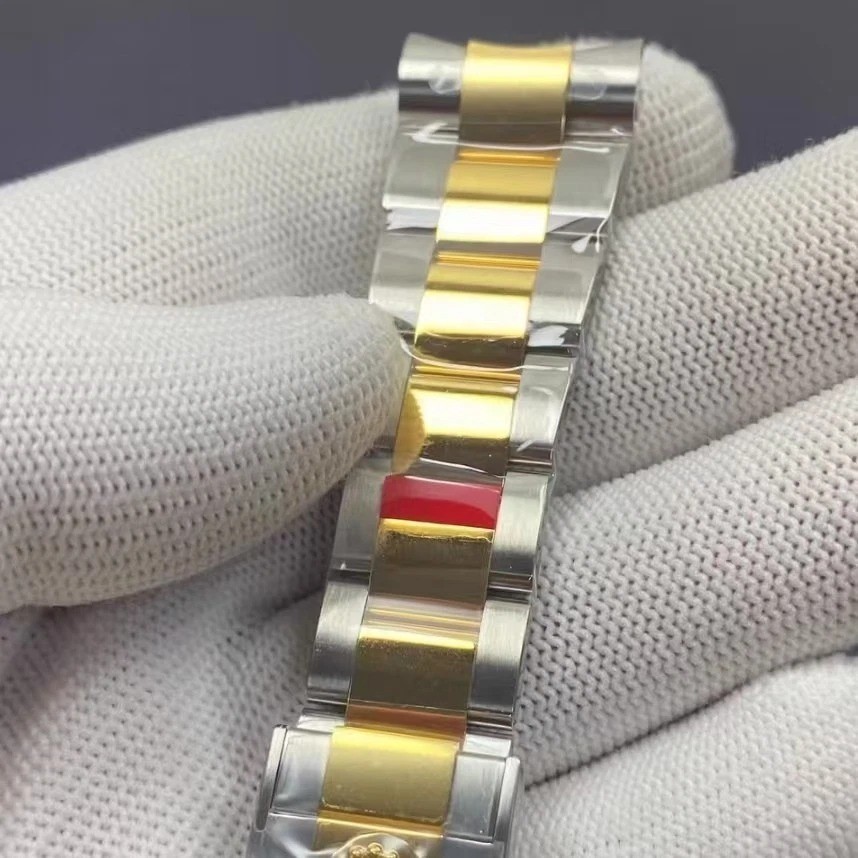Cinturino orologio bracciale Oyster bicolore 20 mm adatto per RolexDaytona 116503 116513 foto 2