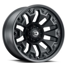 20x10 Vision Off-road 362 Armor Satin Black Wheels 6x5.5 -25mm Set Of 4