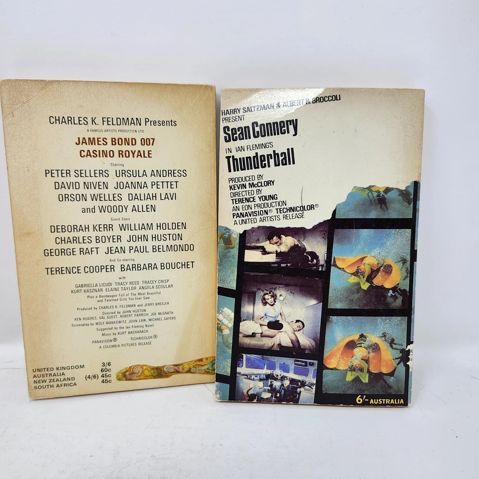 James Bond 007 Lote de 8 libros de bolsillo Ian Fleming Pan Foto 3 de 4