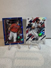 Drake Baldwin 2025 Topps Chrome Sapphire Rookie and Pristine Refractor - Braves