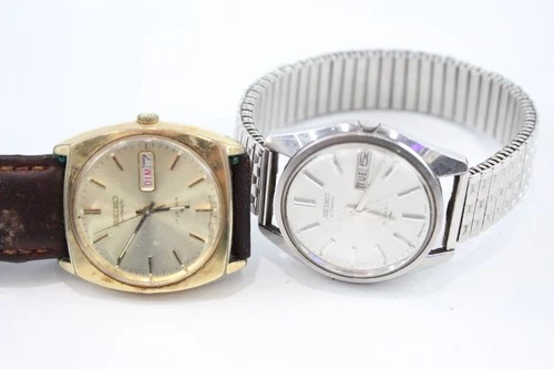 Vintage Seiko Automatic Mechanical Watches Working x 2