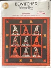 Quilt KIT: M LANGEDOC/PATTERN BASKET Halloween "BeWitched" Hats Quilt Cover-DN4