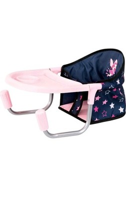 Bayer Design Puppen-Tischsitz rosa sternchen