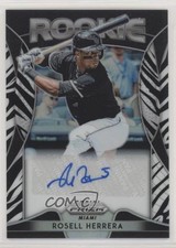 2019 Panini Prizm Rookie Zebra Prizm 54/99 Rosell Herrera #RA-RH Auto 0l1