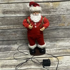 Vintage Christmas Fantasy Ltd 1998 Musical Dancing Santa Claus Jingle Bell Rock