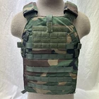 London Bridge LBX-0300-L Woodland M81 Large Modular Plate Carrier God’s Plaid