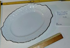 Servierteller Porzellan, Goldrand, Mitterteich Princess Gold, ca. 1960 Lim....