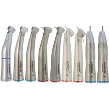Dental Electric Handpiece 1:1 1:5 1:4.2 45° Contra Angle Fiber Optic Increasing