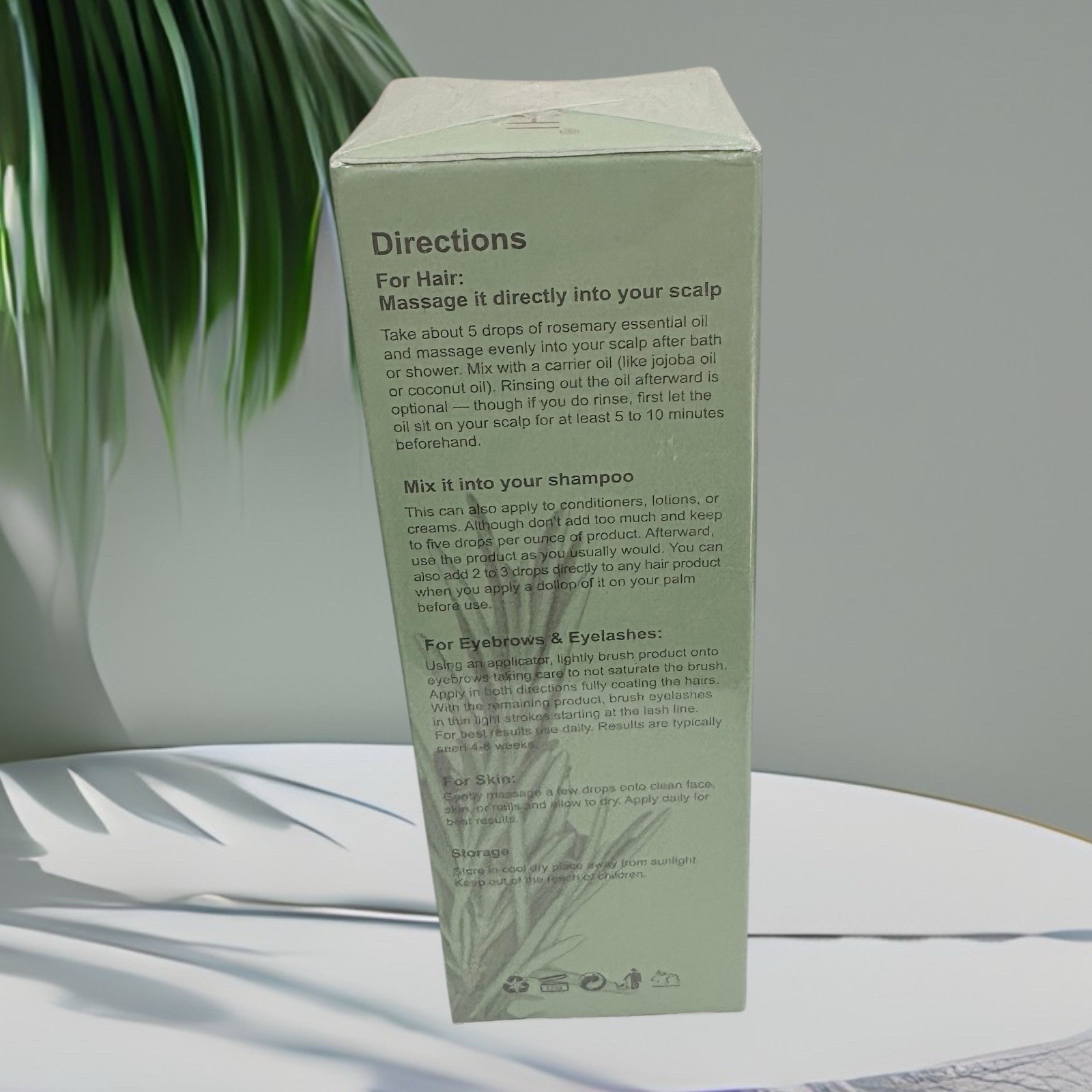 Rosemary Mint Scalp & Hair Strengthening Oil Silicone free 2 fl oz New Sealed