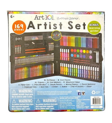 Art 101 Budding Artist - 169 Pieces with Bonus Learning Guide