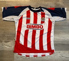Vintage Chivas Guadalajara Soccer Jersey Bimbo Toyota Mexico Futbol XL Style