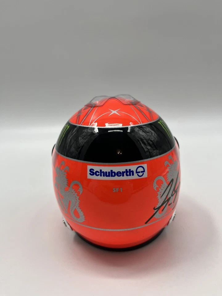 Michael Schumacher Formel 1 Helm Unterschrift und Echtheitszertifikat 1:2 - Bild 4 von 4