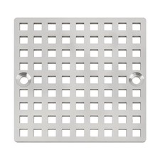 Briny River 4" Shower Drain Cover Brushed 304 Stainless Steel Square Shower D...