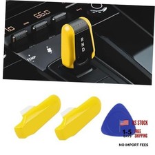 Gear Shift Knob Cover Side Parts Compatible With Porsche 911 992 2019 Yellow Gear Shift Knob Cover Side Parts Compatible With Porsche 911 992 2019 Yellow