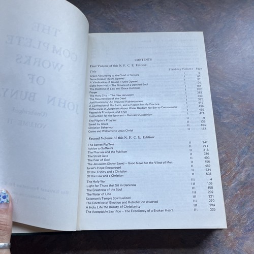 John Bunyan THE COMPLETE WORKS OF JOHN BUNYAN NFCE Vol II, 1968 Hardcover VeryG - Bild 9 von 14